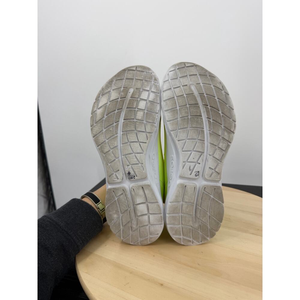 Oofos Oomg Sport Lace Women's casual shoes Size 11 Neon Yellow Sneakers - Picture 4 of 11